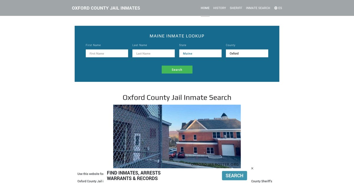 Preview of oxfordjailroster.org