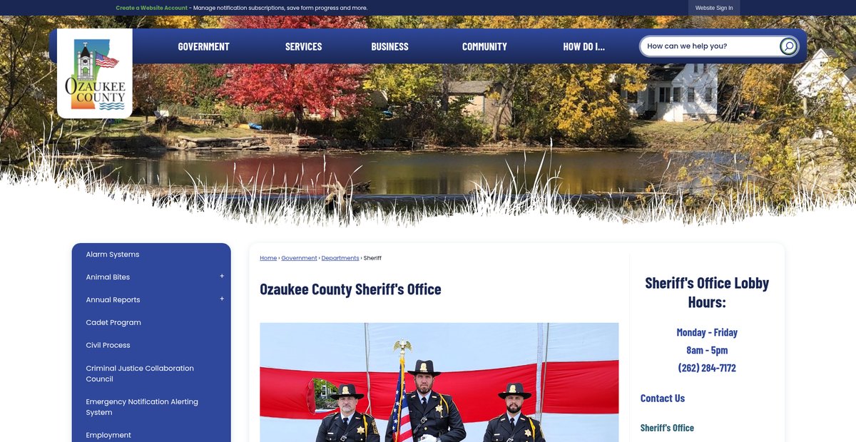 Preview of ozaukeecounty.gov