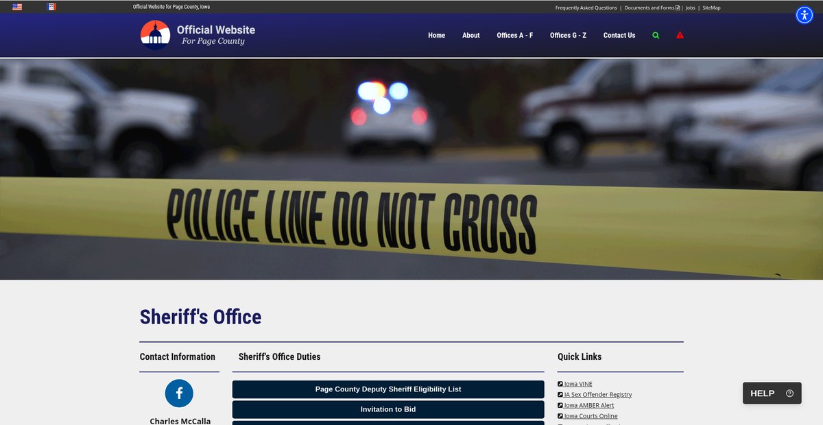 Preview of pagecounty.iowa.gov