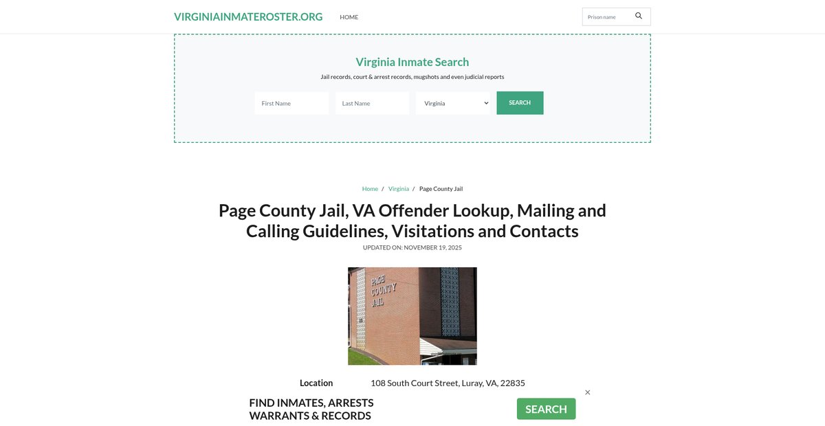 Preview of virginiainmateroster.org