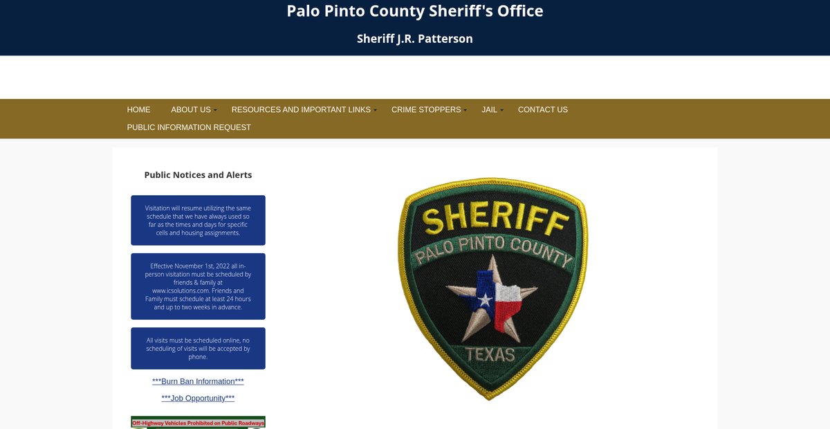 Preview of co.palo-pinto.tx.us