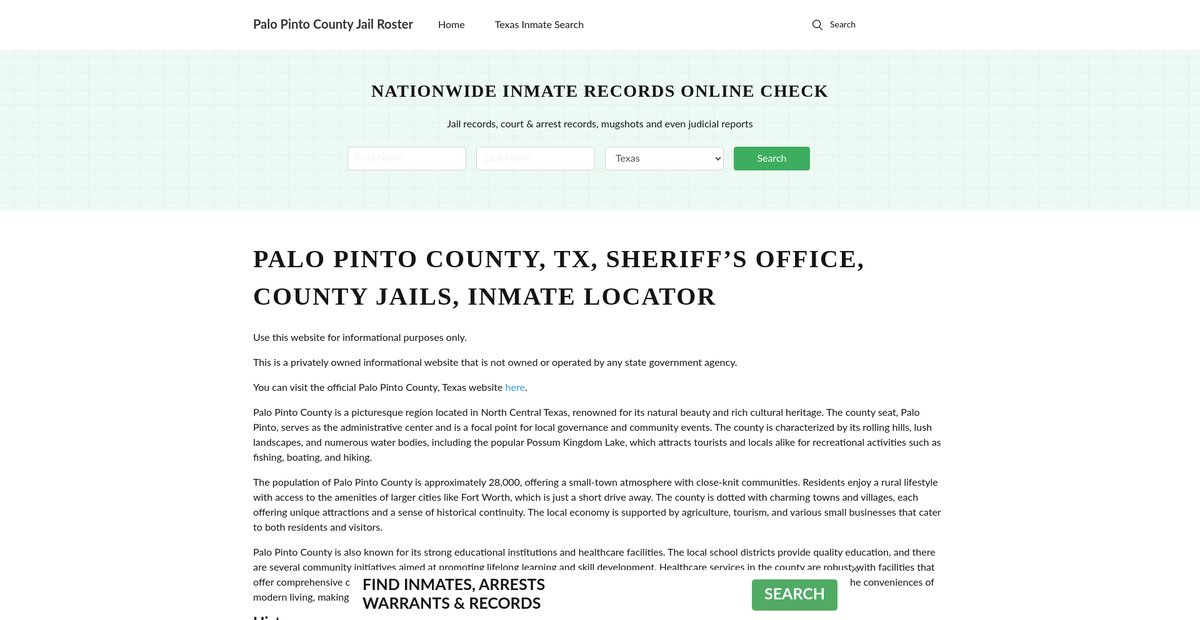 Preview of palopintocounty.net