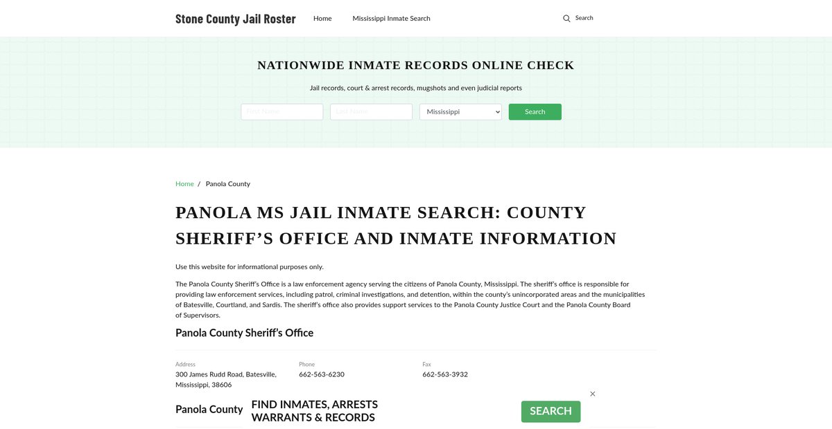 Preview of stonecountygov.com