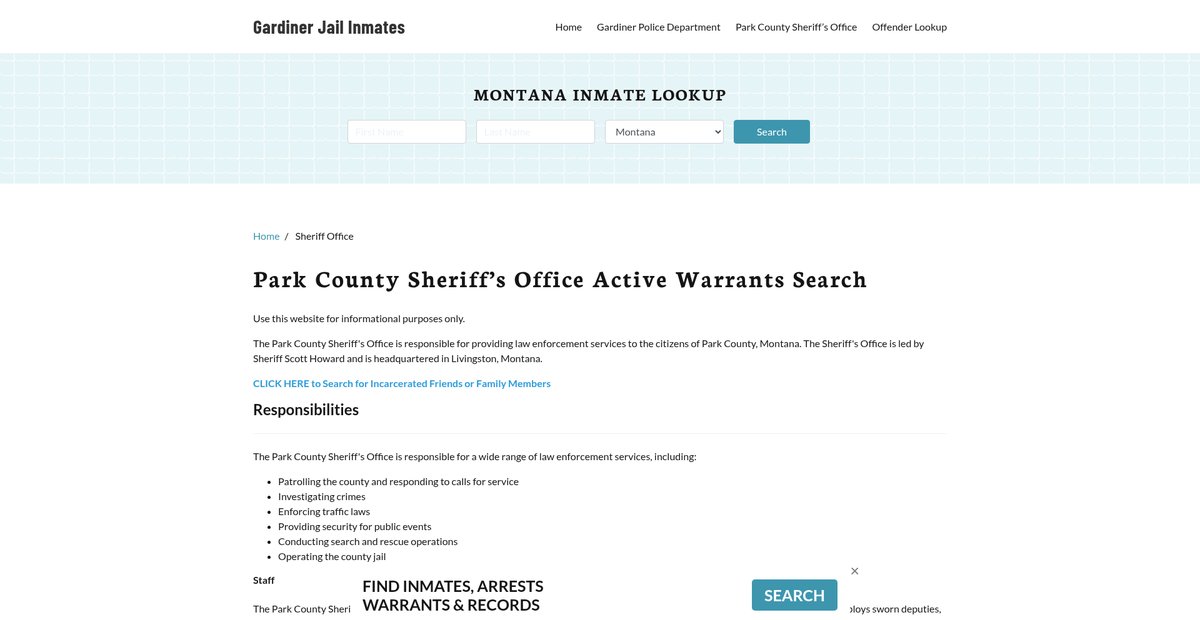 Preview of gardinerjail.org
