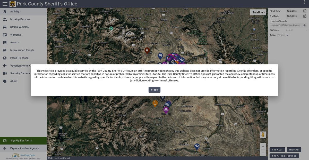 Preview of pcso.crimegraphics.com