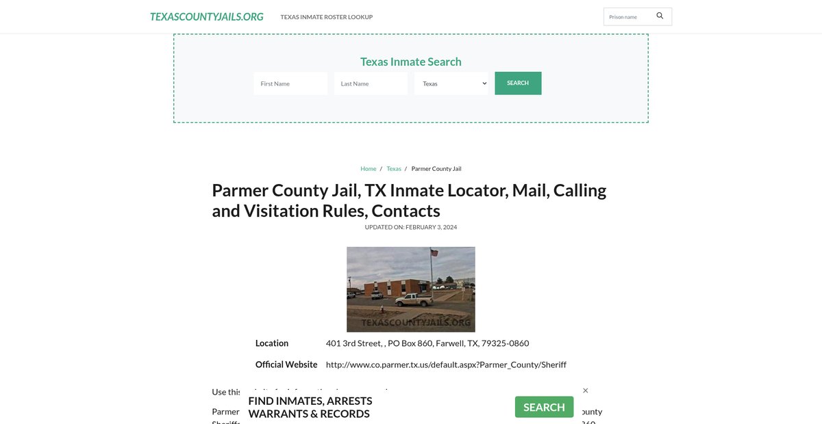 Preview of texascountyjails.org