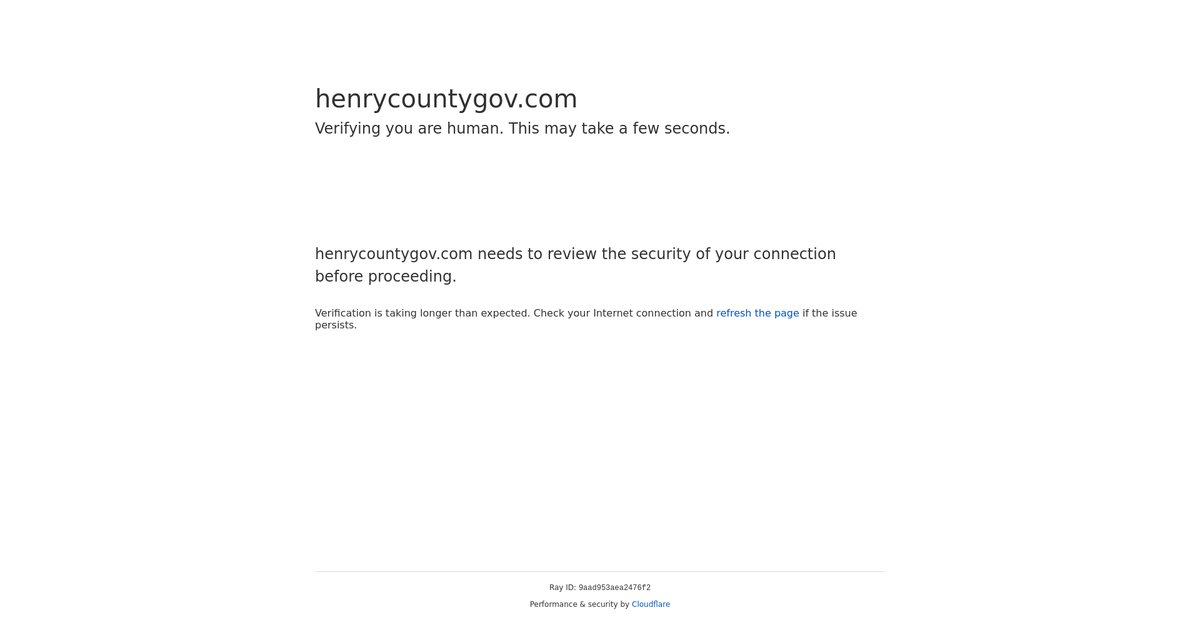 Preview of henrycountygov.com
