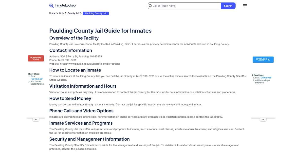 Preview of inmate-lookup.org