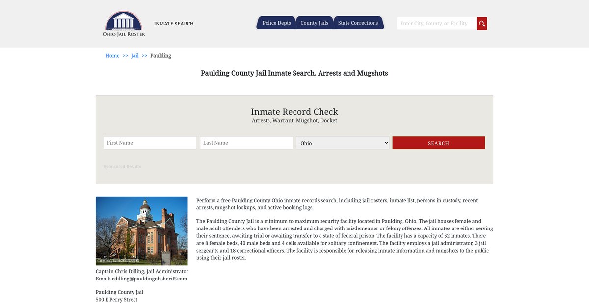 Preview of ohiojailroster.com