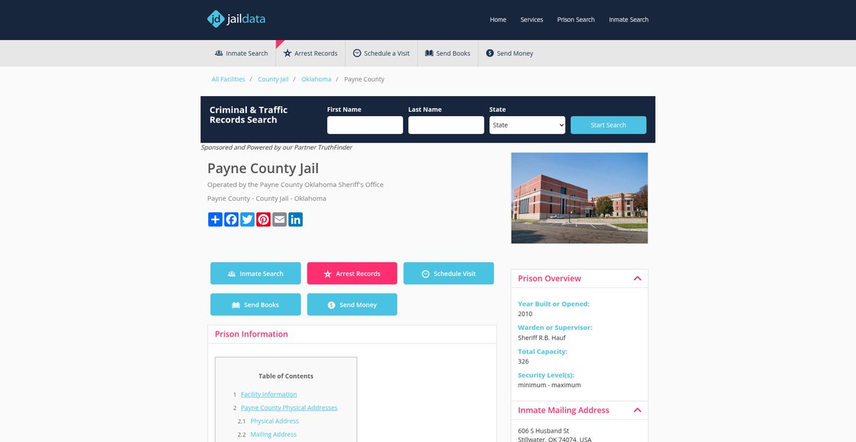 Preview of jaildata.com