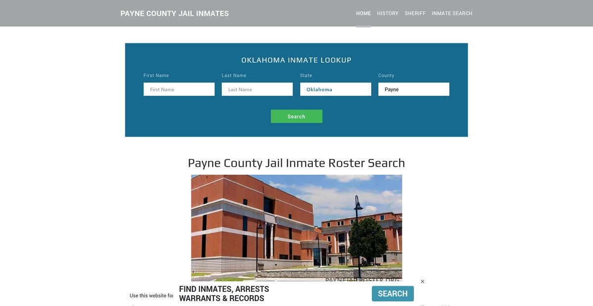 Preview of paynejailroster.org