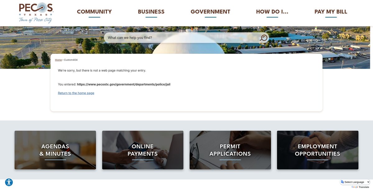 Preview of pecostx.gov