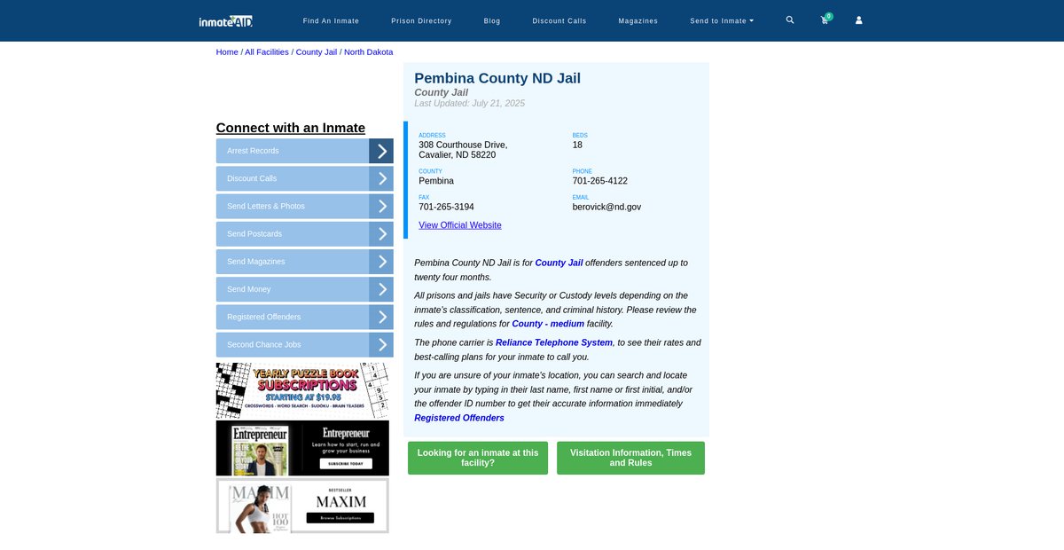 Preview of inmateaid.com