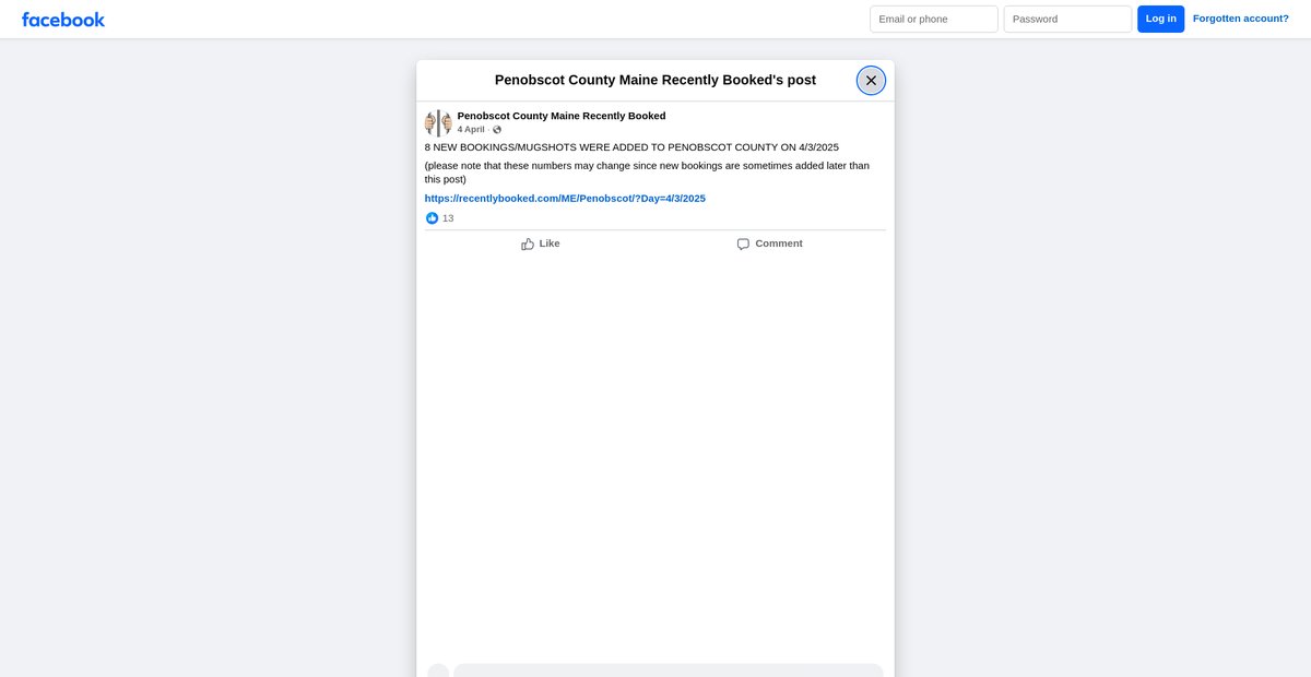 Preview of facebook.com
