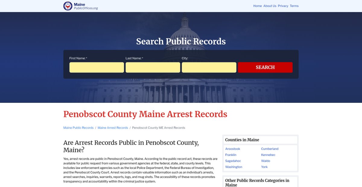 Preview of maine.publicoffices.org