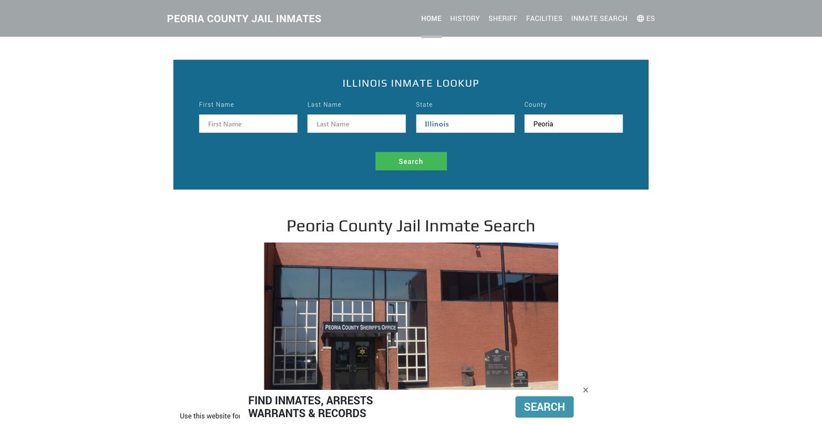 Preview of peoriajailroster.org