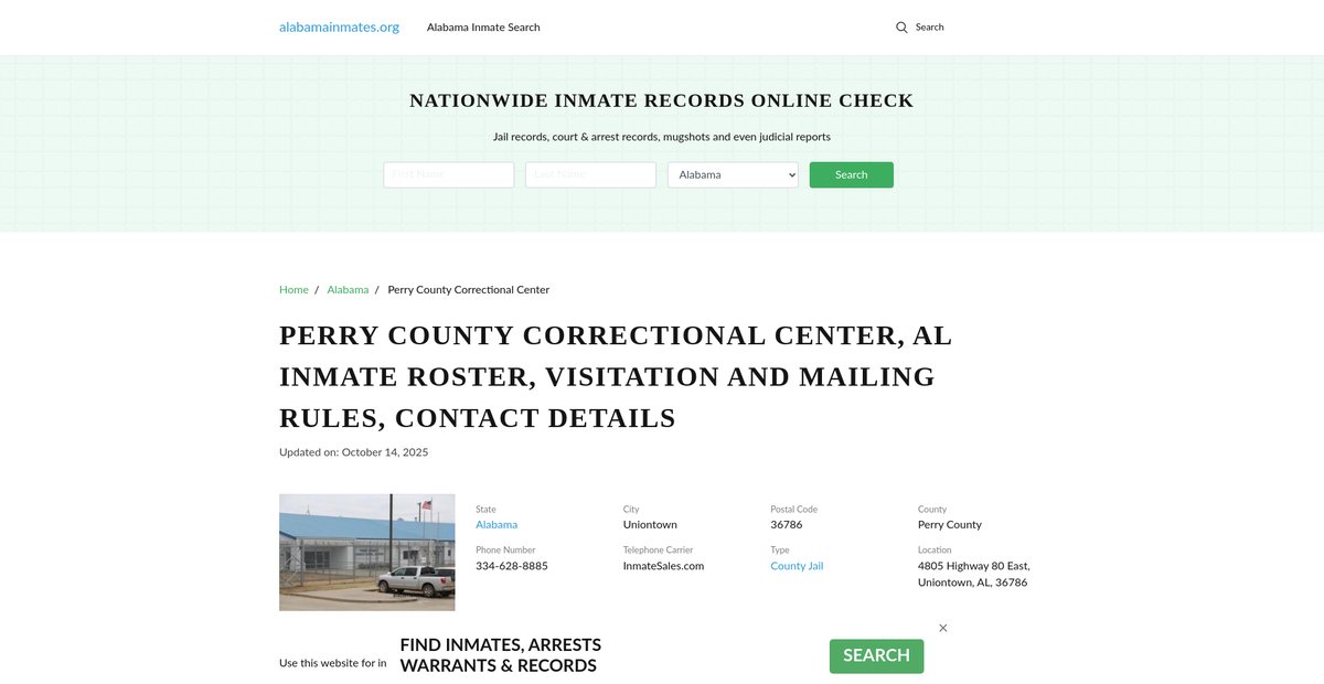 Preview of alabamainmates.org