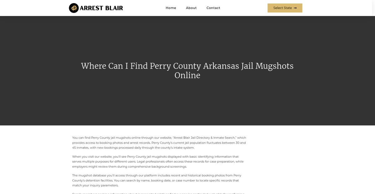 Preview of arrestblair.org