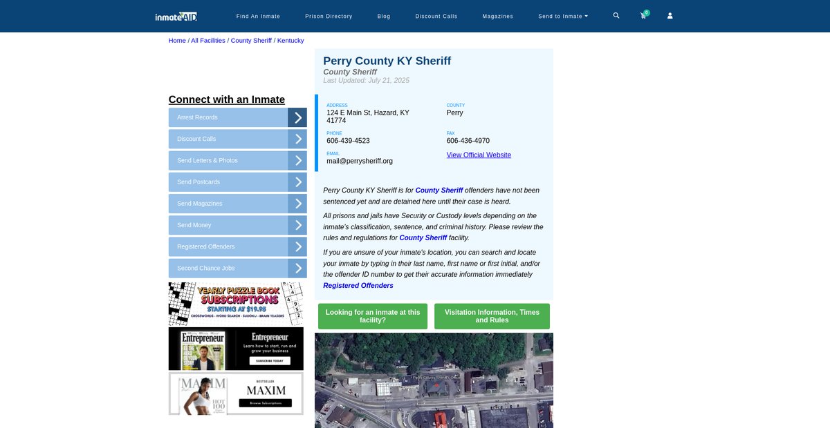 Preview of inmateaid.com