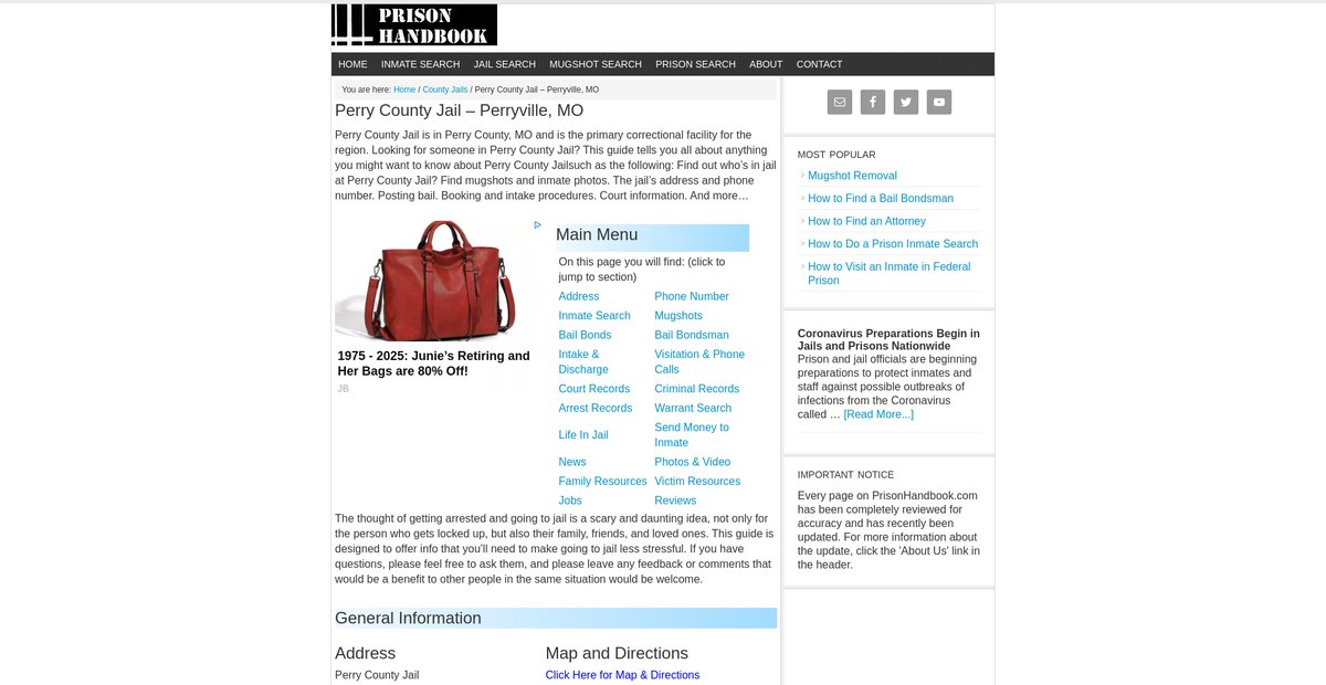 Preview of prisonhandbook.com