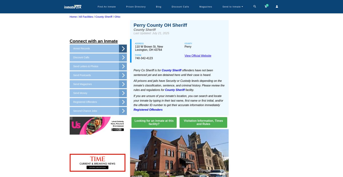 Preview of inmateaid.com