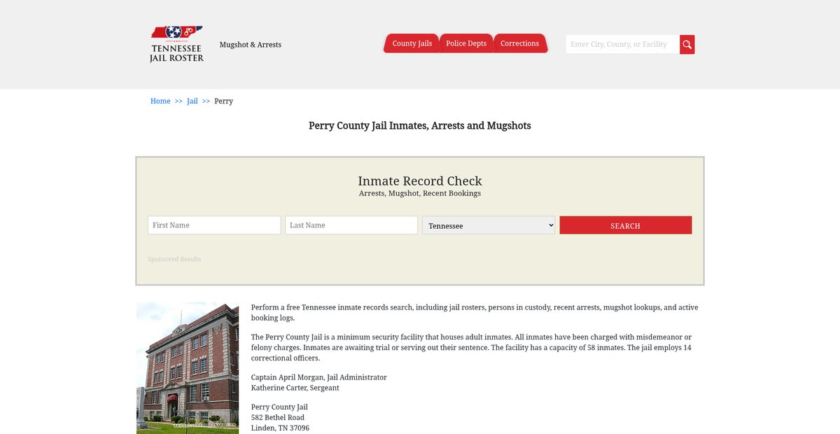 Preview of tennesseejailroster.com