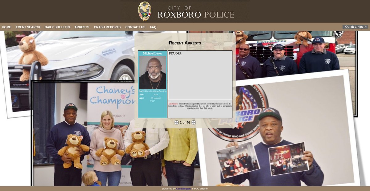 Preview of p2c.cityofroxboro.com