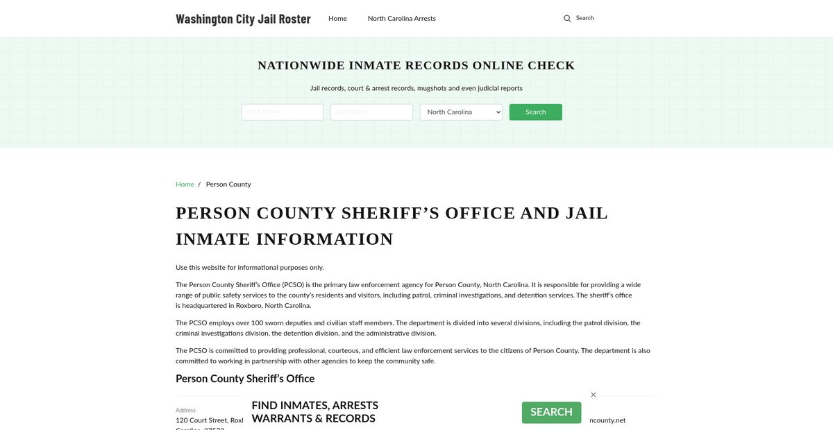 Preview of washington-nc.com