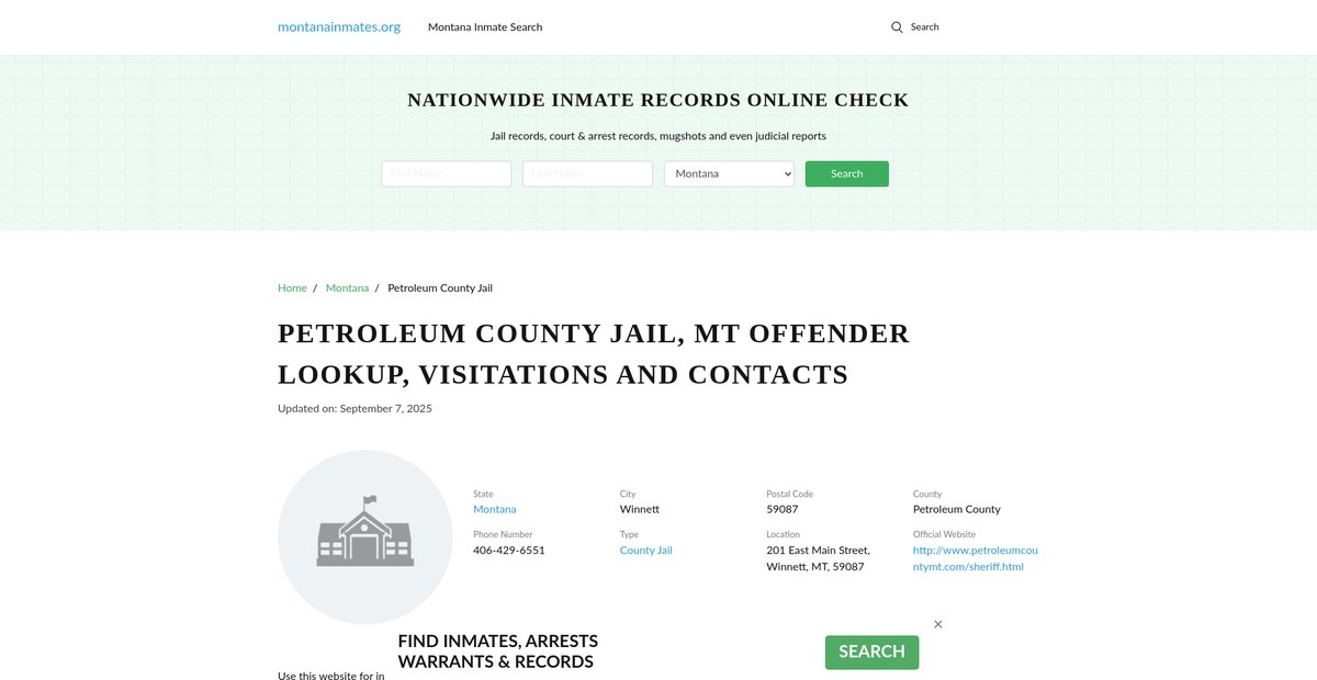 Preview of montanainmates.org