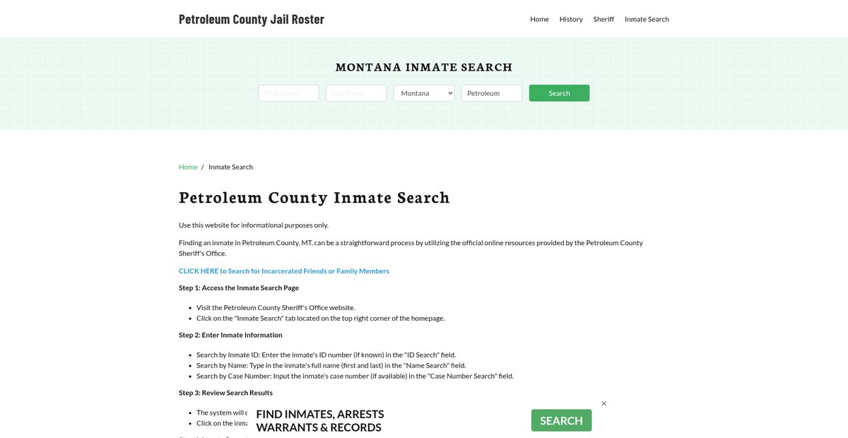 Preview of petroleumcountyjail.org
