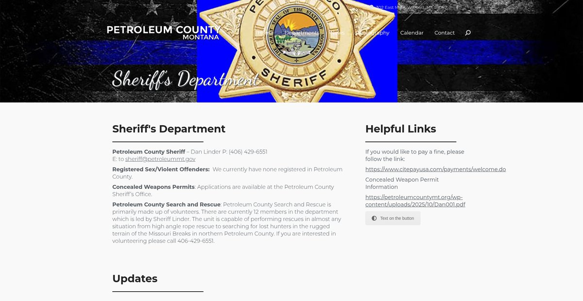 Preview of petroleumcountymt.org