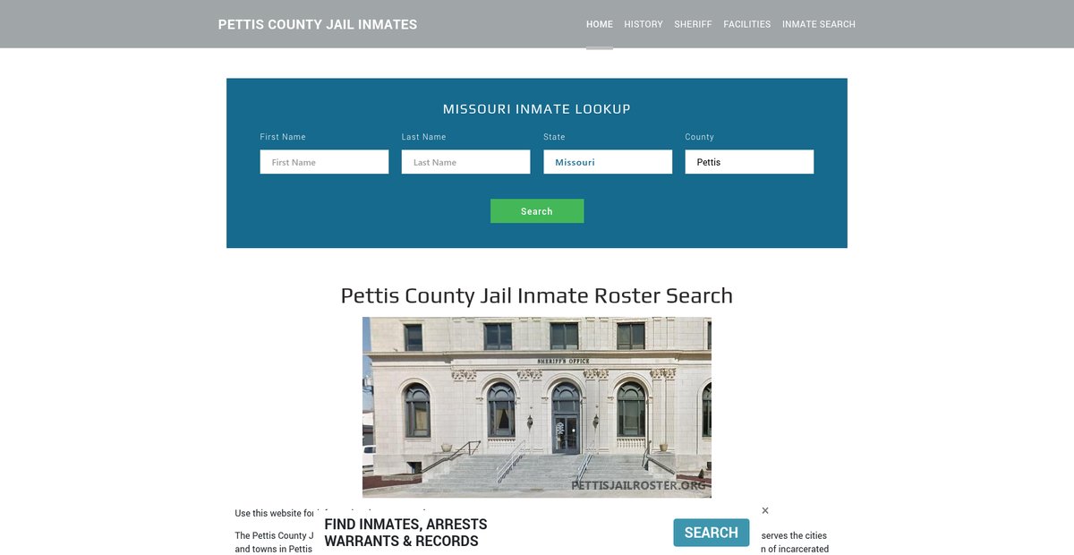 Preview of pettisjailroster.org