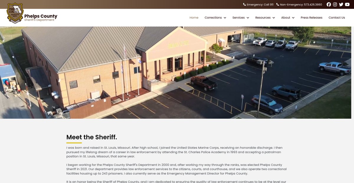 Preview of phelpscountysheriff.com