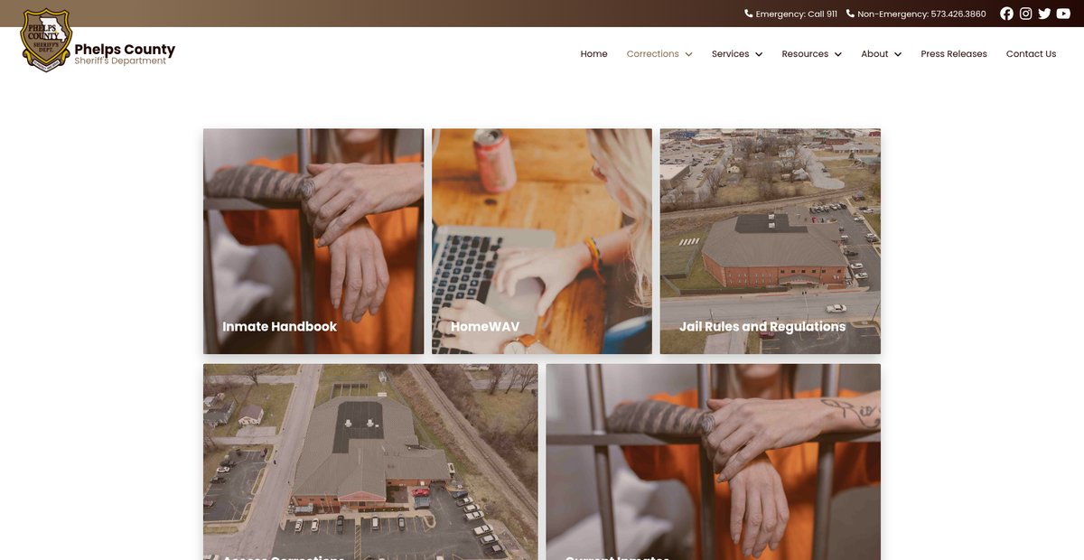 Preview of phelpscountysheriff.com