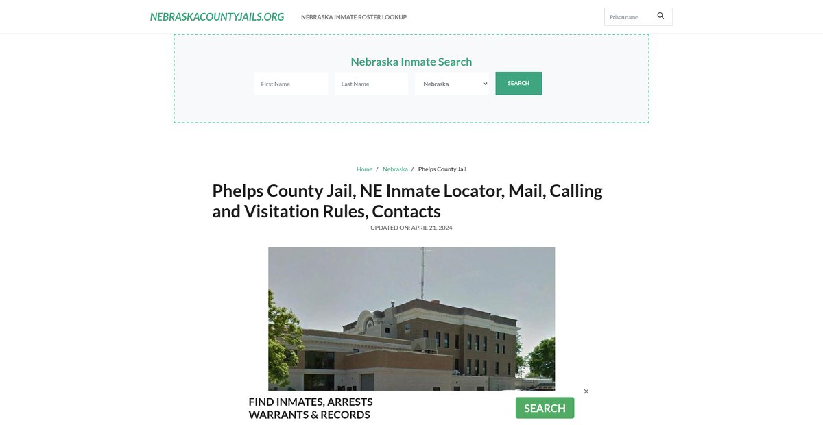 Preview of nebraskacountyjails.org
