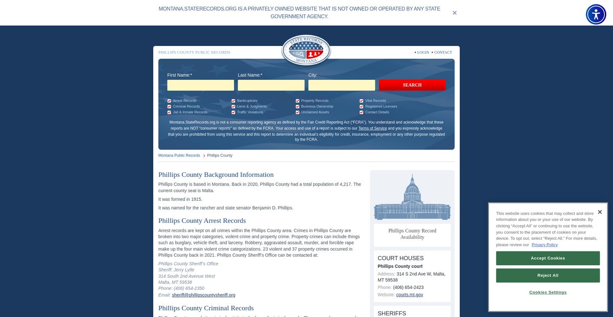 Preview of montana.staterecords.org