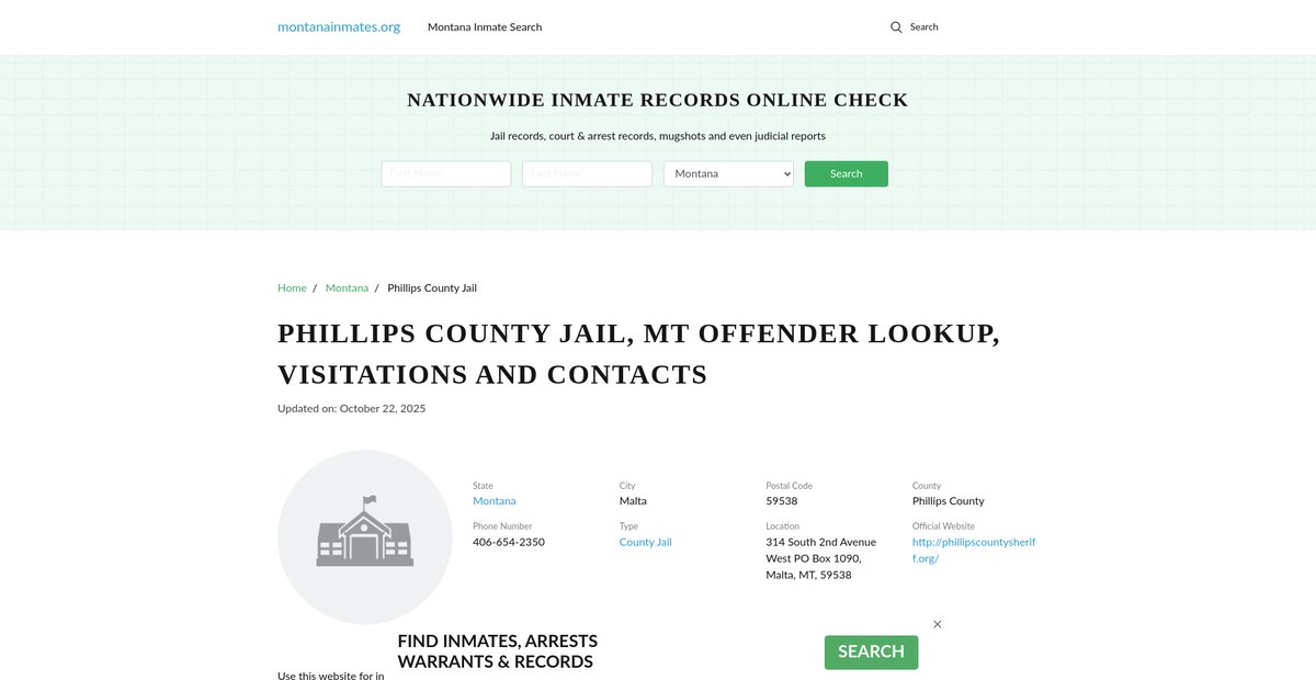 Preview of montanainmates.org