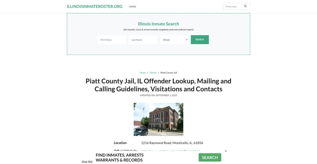 Preview of illinoisinmateroster.org