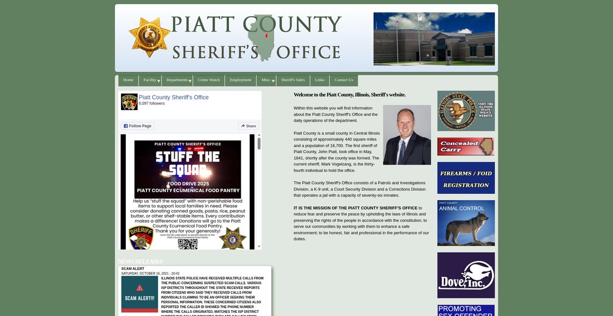 Preview of sheriff.piattcounty.org