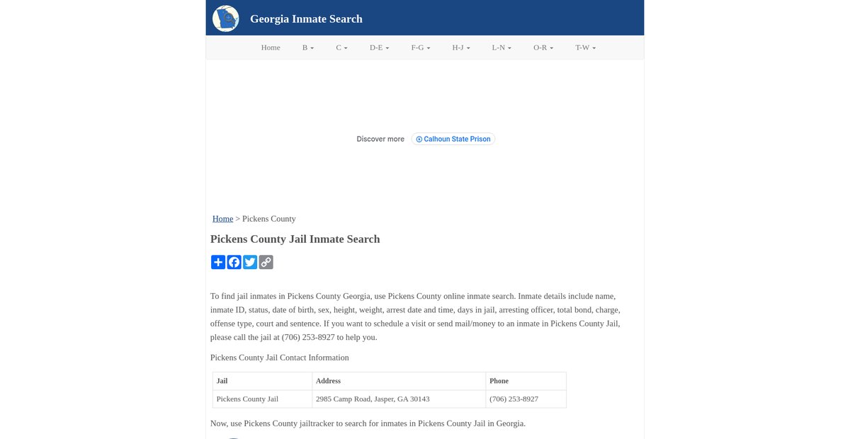 Preview of inmatesearchga.org