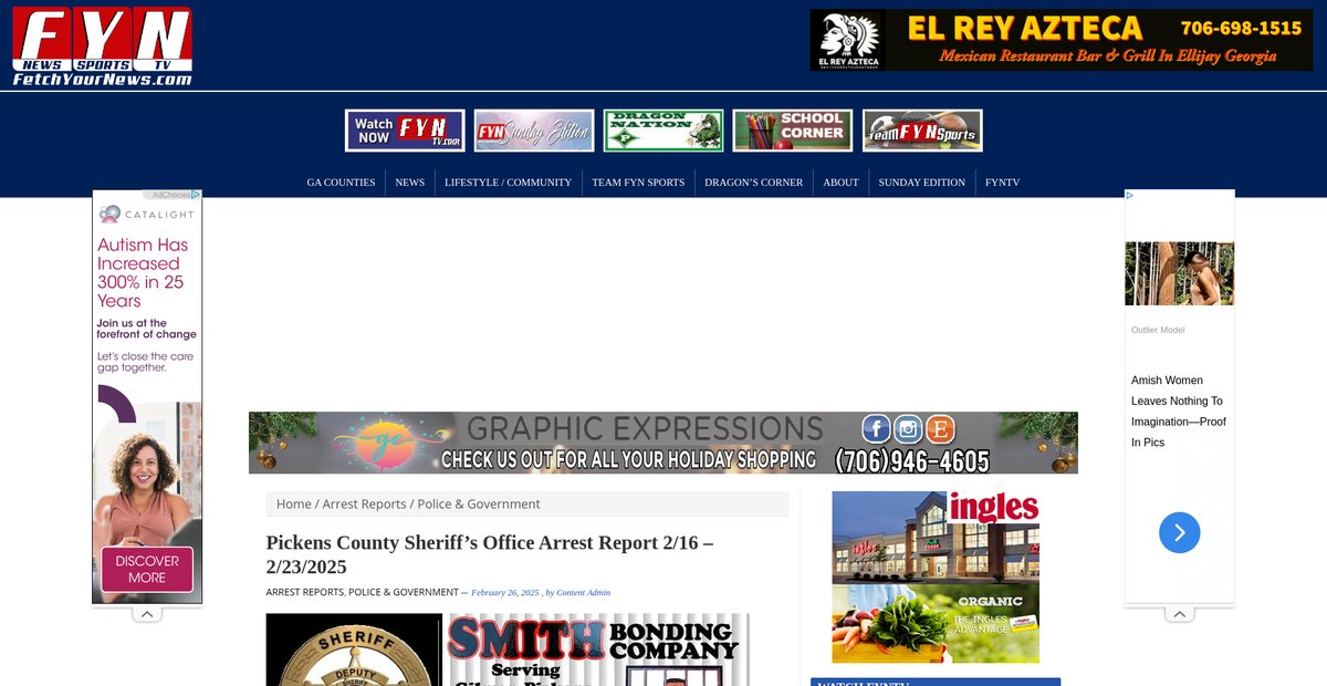 Preview of pickens.fetchyournews.com