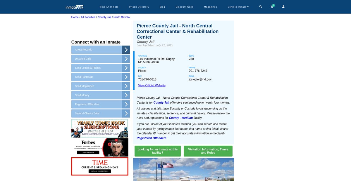 Preview of inmateaid.com