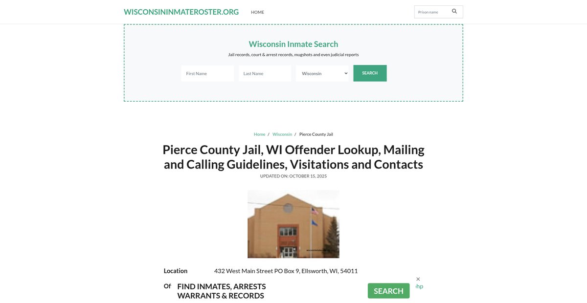 Preview of wisconsininmateroster.org