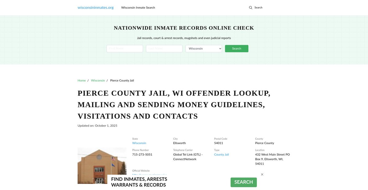 Preview of wisconsininmates.org