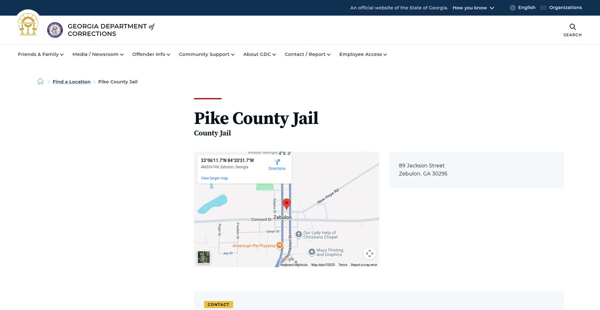 Preview of gdc.georgia.gov