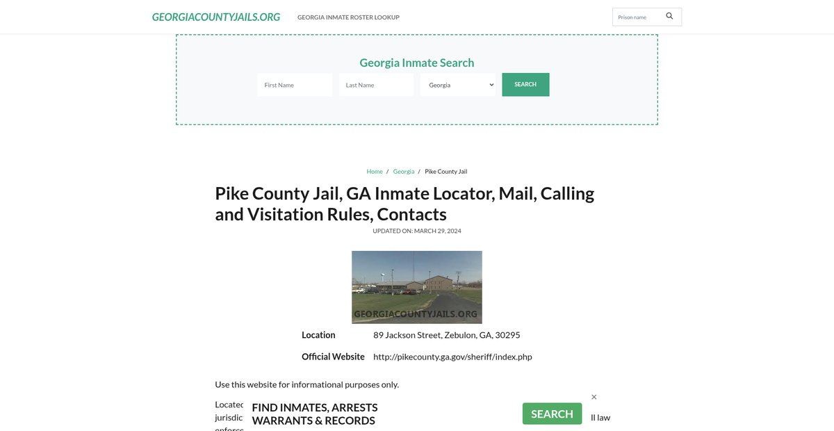 Preview of georgiacountyjails.org