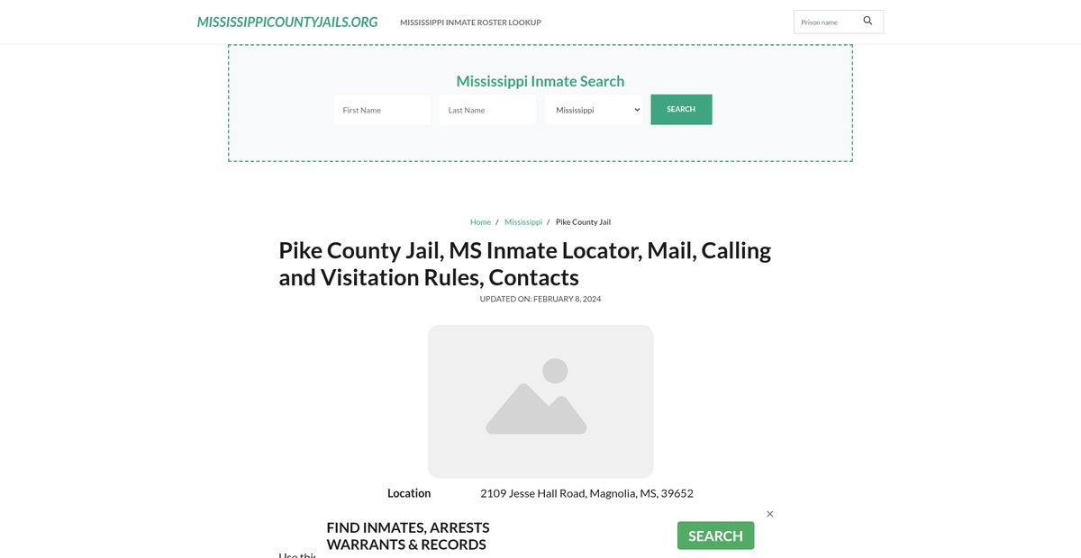 Preview of mississippicountyjails.org