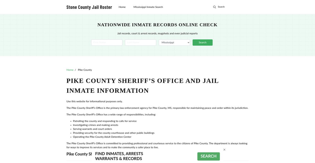 Preview of stonecountygov.com