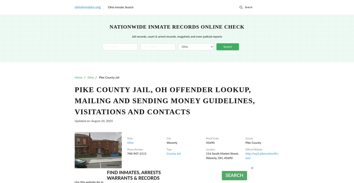 Preview of ohioinmates.org