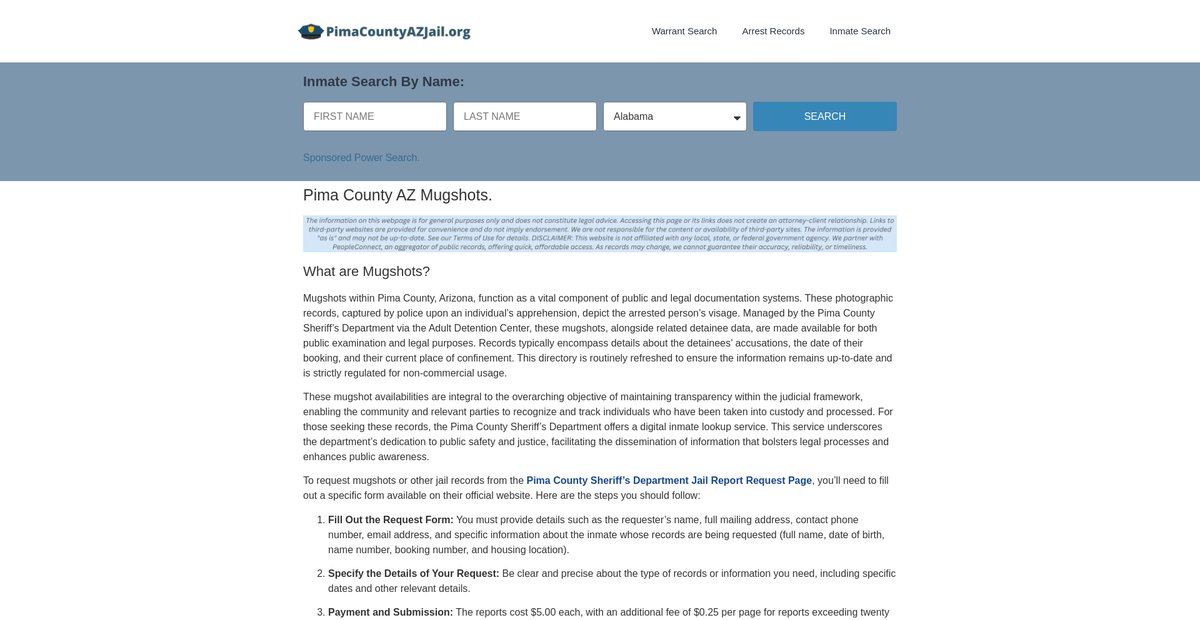 Preview of pimacountyazjail.org